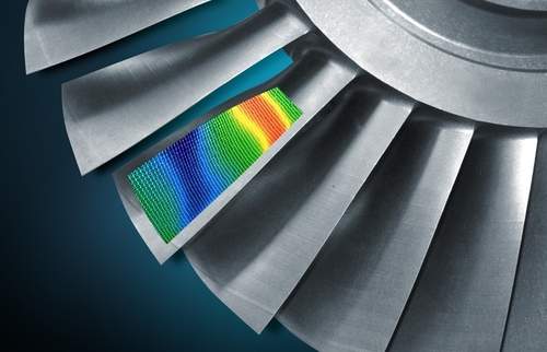 渦輪葉片應(yīng)變測試